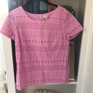 Jcrew eyelet top